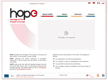 Tablet Screenshot of peoplesheritage.eu